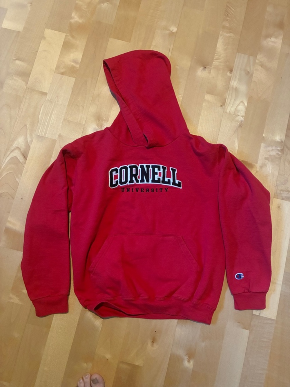 Champion Red Cornell University Pullover Hoodie